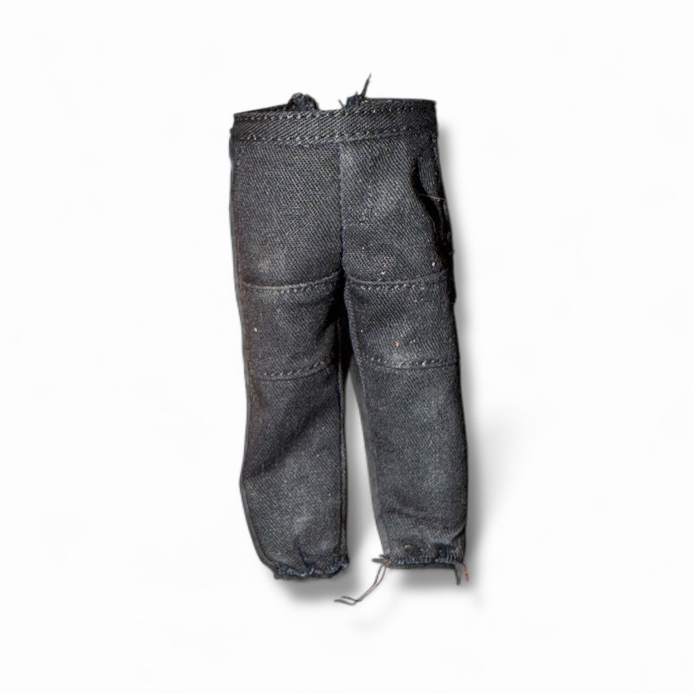 Mezco One:12 Red Hood – Black Tactical Pants 1/12 Scale (split Seam On Back)