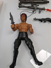 90% Complete Vtg 1985 Coleco John Rambo Force of Freedom 6.75” Action Figure