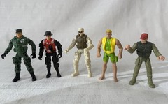 Lot Of 9 Chap Mei Solder Action Figures