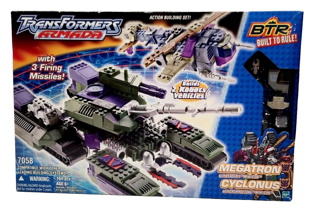 Transformers Armada Megatron/Cyclonus Action Building Set, Vintage 2003, Ages 6+