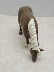 Figurine Just Play DWA LLC Horse Grazing Brown White