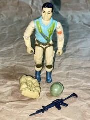 GI JOE 1983 Airborne v1 3.75” ARAH 100% w/ Original Everything O Ring VHTF RARE