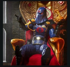 G.I. Joe Classified #221, Cobra Commander (Dress Uniform and Throne). ** READ**