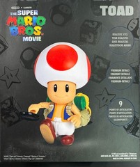 Nintendo The Super Mario Bros. Movie Toad Figure with Frying Pan SEALED