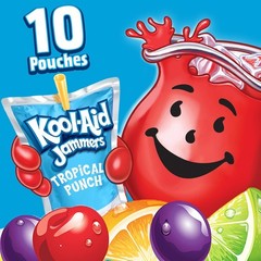 Jammers Tropical Punch Flavored Drinks – 6 Fl Oz Pouches, Healthy & Delicious
