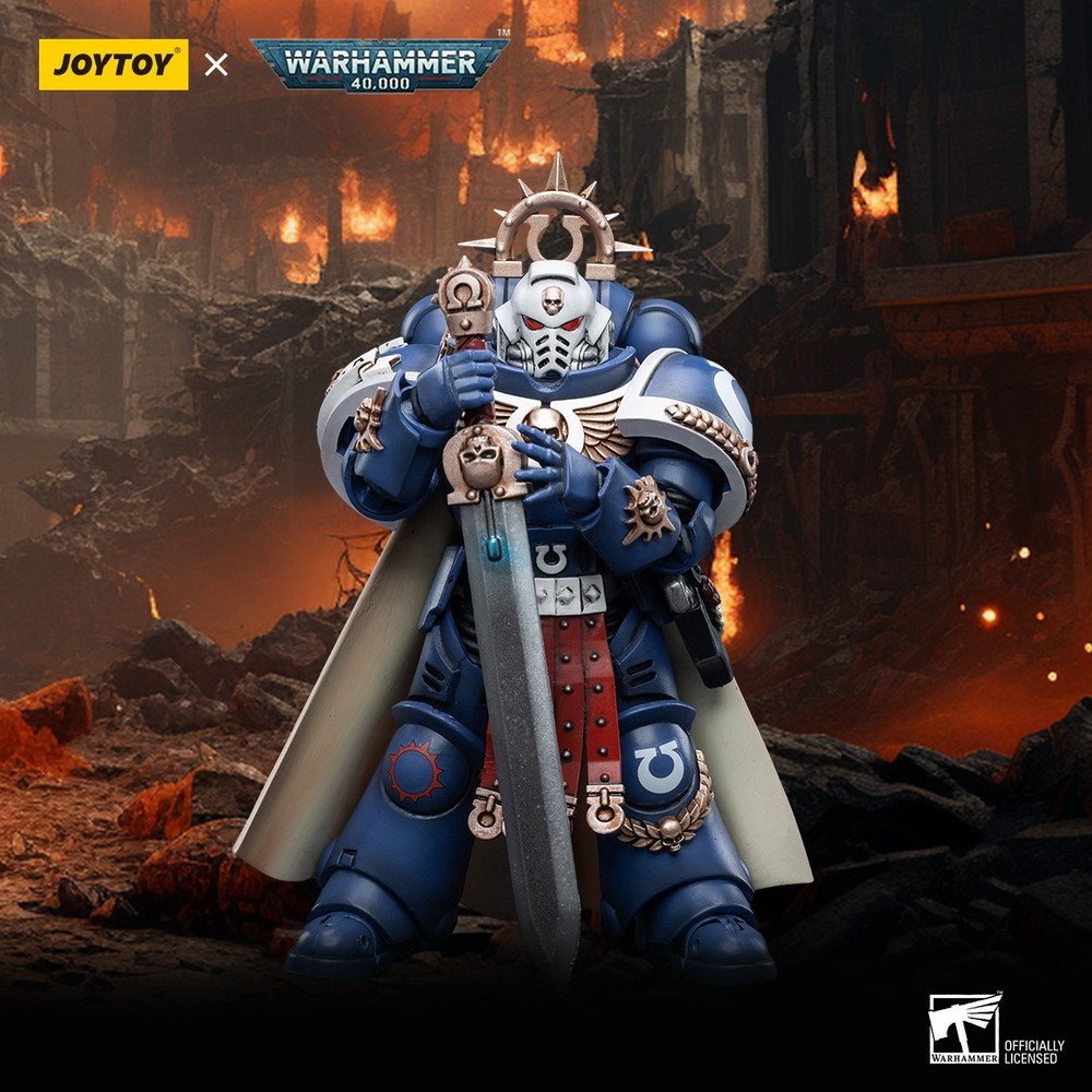 JOYTOY Warhammer 40K 1/18 Action Figures Ultramarines Primaris Captain Model