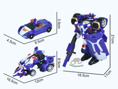 Tobot V Galaxy Detectives Storm Joe Transforming Vehicles Robot Figure Toy