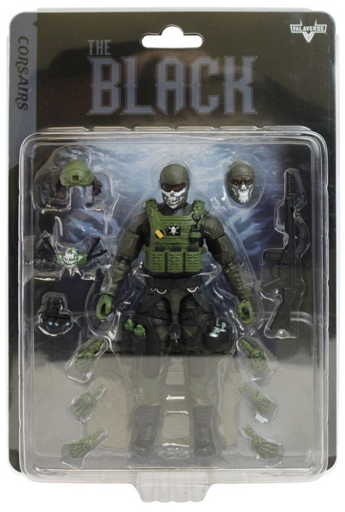 Valaverse 2026 Action Force The Black CORSAIRS Version B 6” Action Figure MOSC