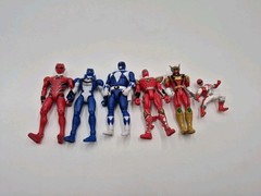 vintage power rangers figures lot