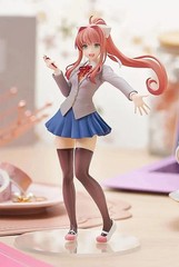 18CM Anime Doki Doki Literature Club Monika Action Figure Model Toy Collection
