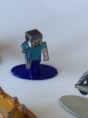 Minecraft Nano Metal Figures Jada Toys Metal Die Cast Mini figures Lot of 8
