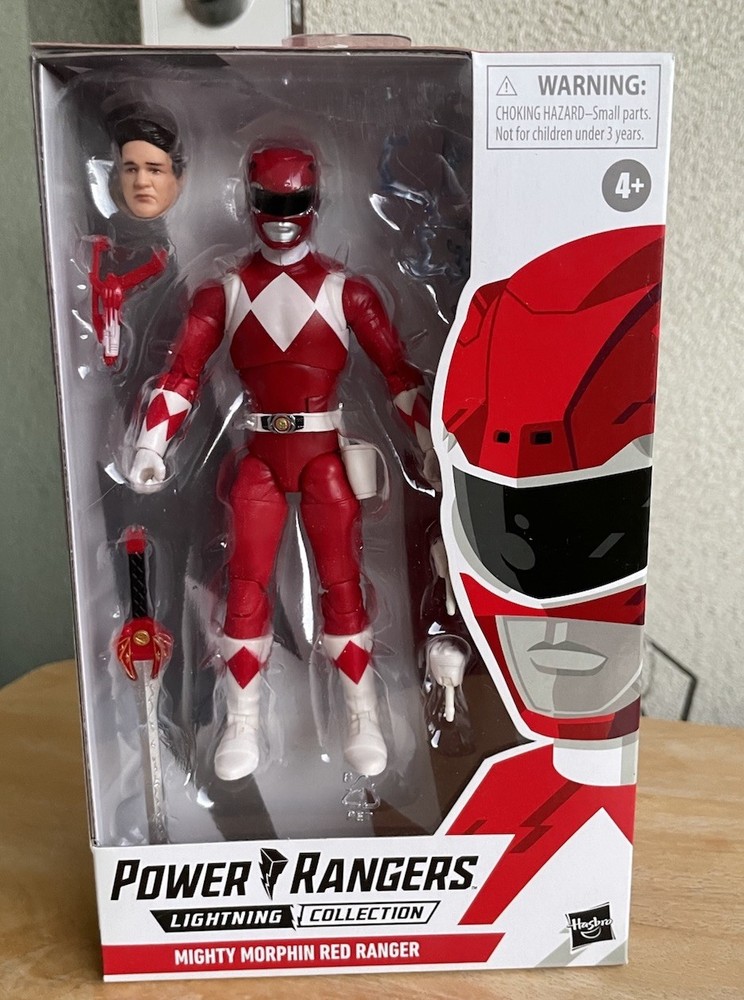 Power Rangers Lightning Collection Mighty Morphin Red Ranger Figure New Sealed