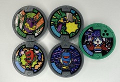 YoKai Yo-Kai Watch Medals Lot of 5 / English Version / Great Condition