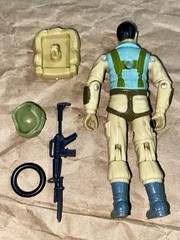 GI JOE 1983 Airborne v1 3.75” ARAH 100% w/ Original Everything O Ring VHTF RARE