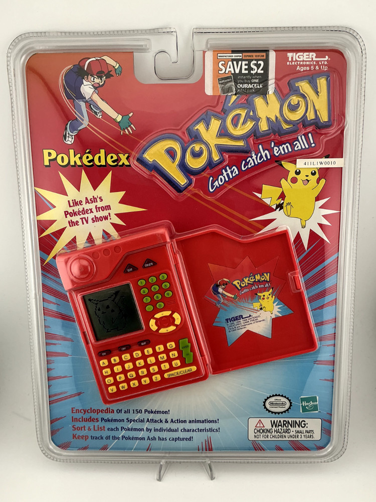 Pokemon Pokedex 1999 Tiger Electronics Original Vintage & Sealed Nintendo Hasbro