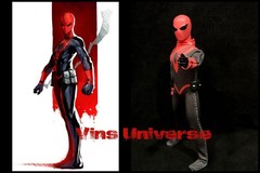 Custom 8″ Mego Scale SpiderMan Assassin Peter Parker Action Figure & NO Box