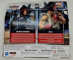 New! Marvel vs. Capcom Black Widow vs. Ryu 2 Pack Action Figure Street Fighter🔥