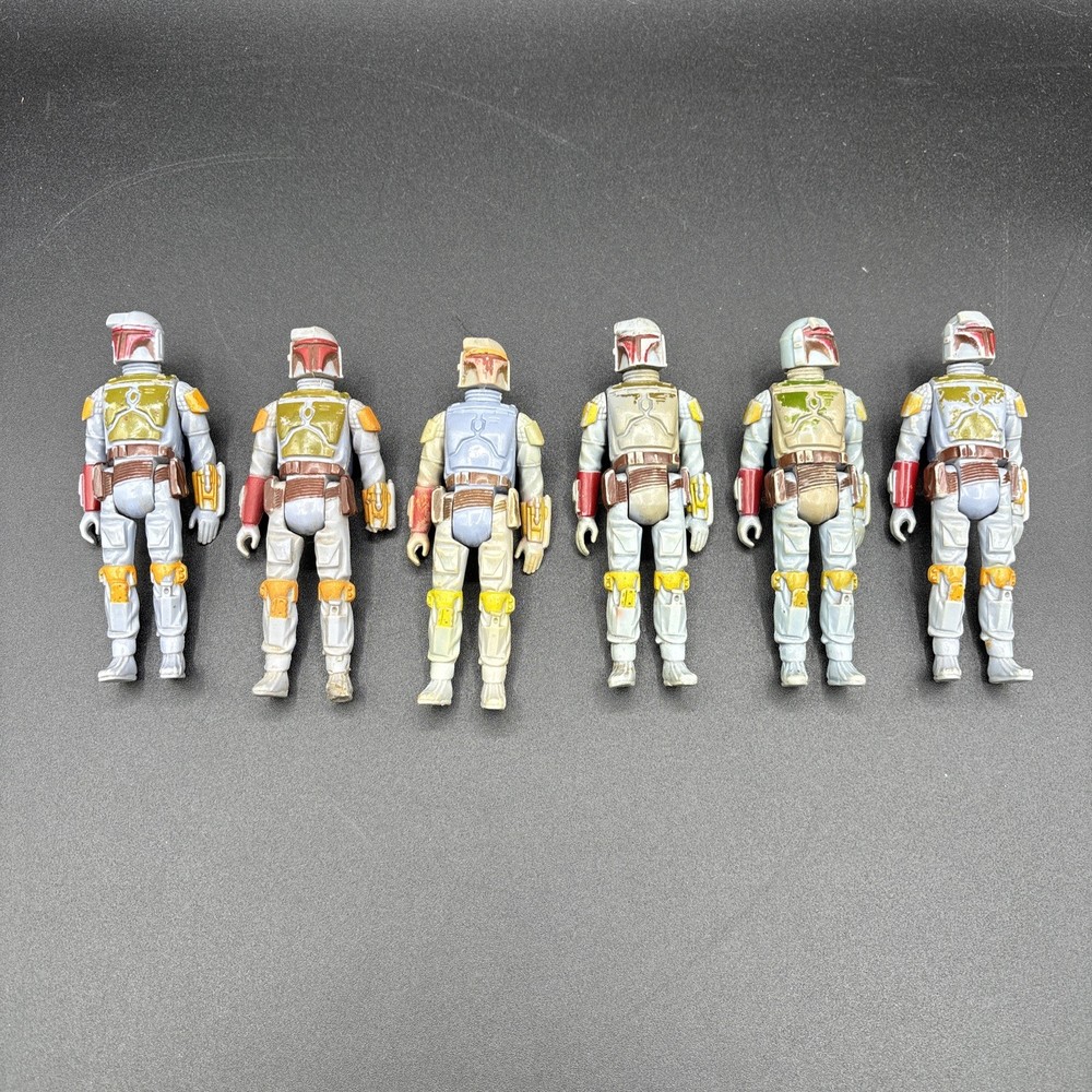 Vintage Star Wars Kenner BOBA FETT 1979 Action Figure LOT 6 Hong Kong Loose Limb