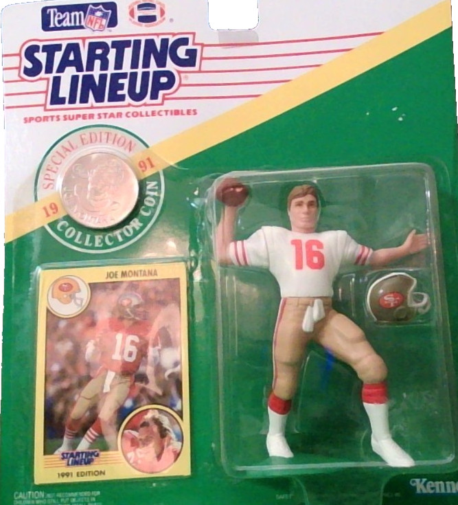 1991 Kenner Starting Lineup Special Edition Joe Montana – New In Box/Unopened