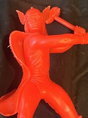 Vintage 1967 Marx Red Thor With Mjoinir 6” Plastic Toy Figure Golden Age Marvel
