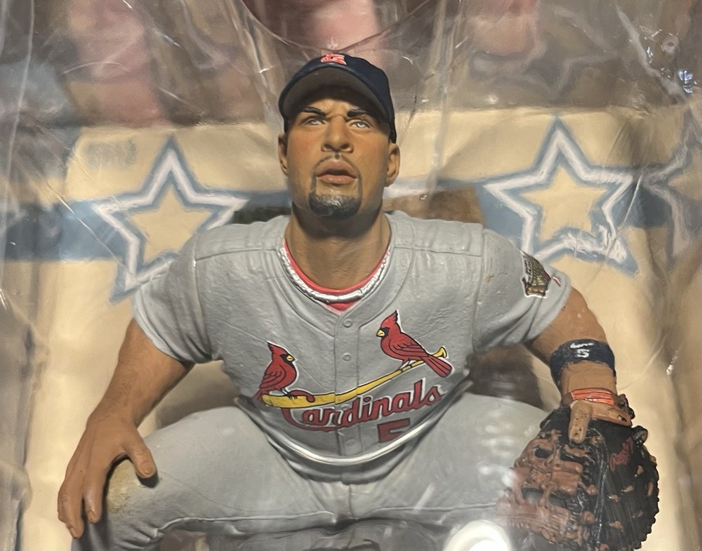 MLB Series 19 Albert Pujols McFarlane Chase Gray Variant Jersey NIB Cardinals
