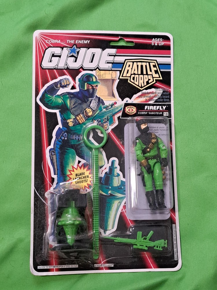 G.I. Joe. Battle Corps Firefly Cobra Saboteur #18 1992 Hasbro MOC NIP