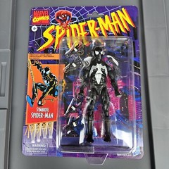Marvel Legends Spider-Man Retro Card Symbiote Suit Spiderman
