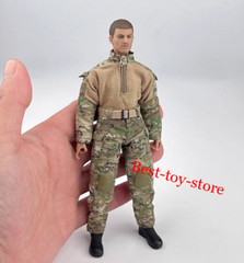 1/12 Male Camo Combat Uniform Model Clothes Suit For 6″ DAM CF Action Figure