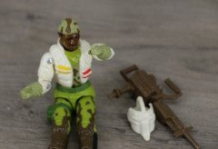 1989 GI Joe Stalker V2 Tundra Ranger Figure w/ Mask & Rifle Hasbro ARAH Vintage