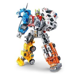 Transformation Robot 6 in 1 Combiner 10″ Action Figure Deformabl Toy Gift Boxed