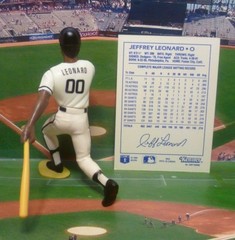 1988 JEFFREY LEONARD – Starting Lineup – SLU – Loose with Card – S.F. GIANTS