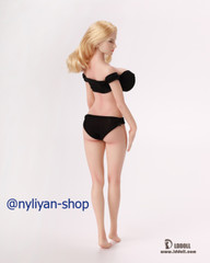 LDDOLL 29XL 1/6 Light Pink Seamless Silicone Body Doll Fit Female KT Head Toys