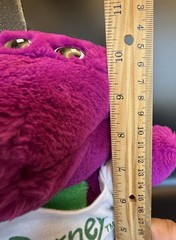 Vintage 1992 Original Barney Dinosaur (closed mouth) + Barney Hair bow