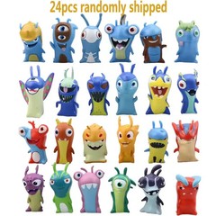 24ps set pvc Toy Mini Figures Anime Slugterra model collection Gifts 4-5cm