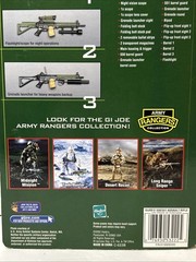 GI Joe Weapon Tech 550/551 Assault Rifle, MP5 and LR-300 Rifle lot 1/6 scale