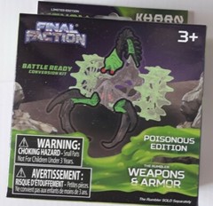 Final Faction Kharn the Rumbler ATV+ weapons and armor Toy Venom poison Edition