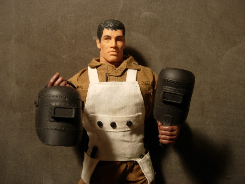1/6 scale resin cast- Engineers welding mask set for Ultimate Soldier or GI Joe