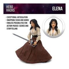 The Mask of Zorro Hero H.A.C.K.S. Action Figure | Elena
