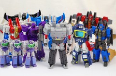 Pocket Size Small Scale MFT Car Plane Vehicle Combined Robot Destroyer Figures