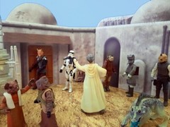 Mos Eisely Streets Custom Playset Tatooine Star Wars TVC Hasbro Kenner