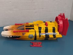 GI Joe Tiger Shark Force 1988 Vehicle ARAH Boat Hasbro Figure Near Complete