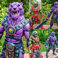 1:6 1:12 1:18 Head Sculpt King Tiger Monster For 12″ 6″ 3.75″ Action Figure Toy