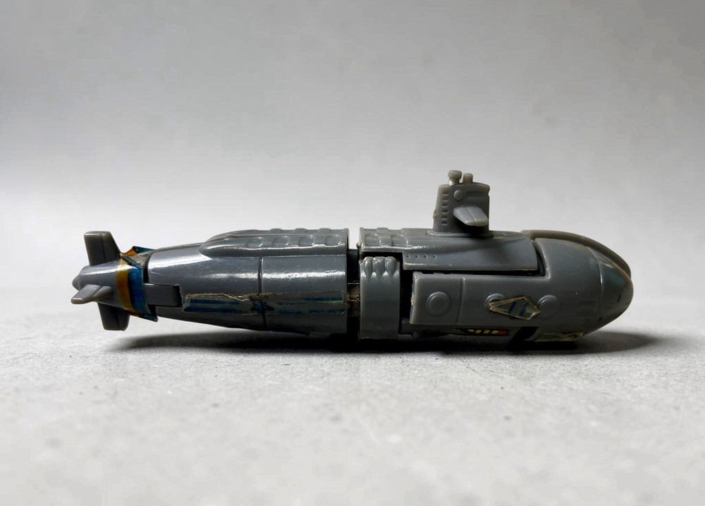 Vintage 1984 Bandai GoBots Dive-Dive MR-33 Gray Submarine Action Figure