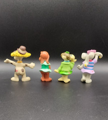 11 X Pound Puppies Miniatures Vintage 1986 Tonka Dog Cat Catcher Set Lot O 23