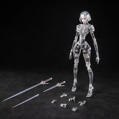 Female AI Agent Maiden Type C1 Transparent Ver. 1/12 Action Figure 17cm Statue