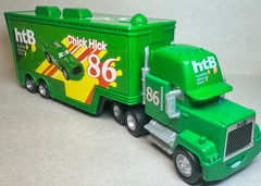 Disney Pixar Cars Chick Hicks Hauler Semi #86 Piston Cup Diecast Deluxe 1:55 FC