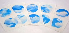 MT CASA 50 mm Seal Circle Sticker – Blue Sky (Pack of 10)