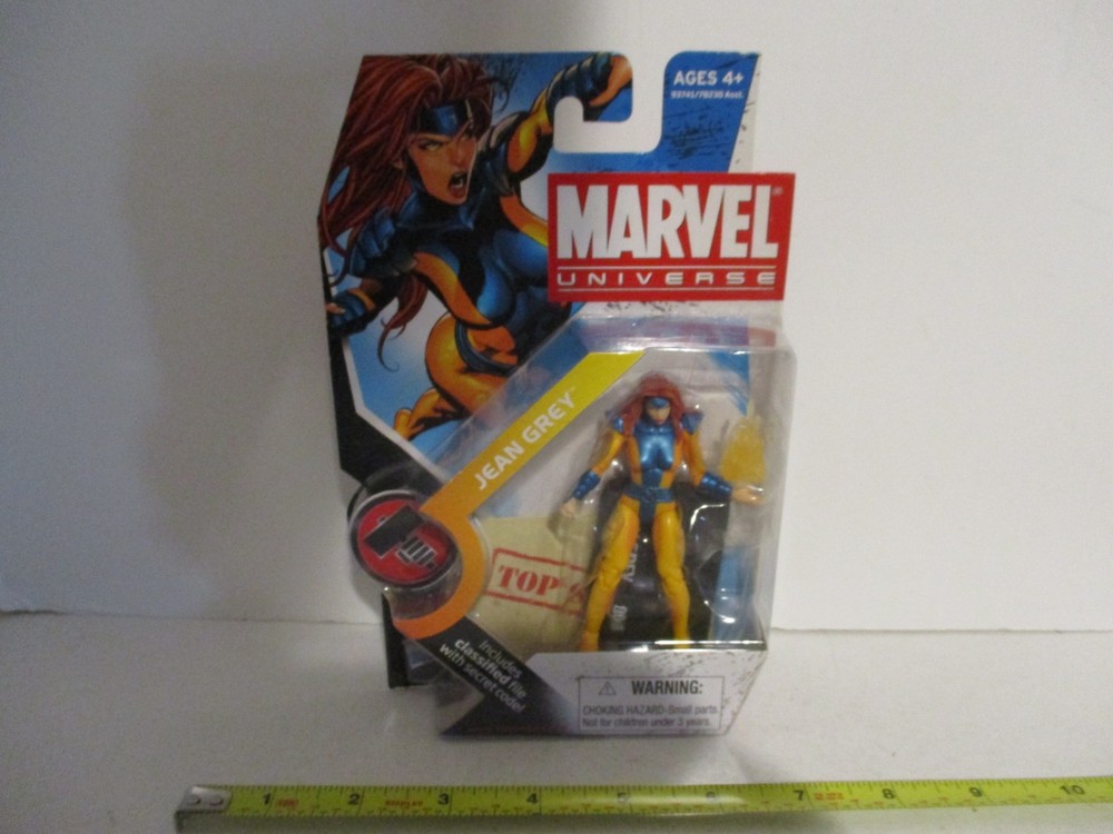 Hasbro Marvel Universe Series 2 004 Jean Grey Figure w/Shield File 2009 MOC