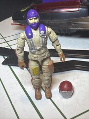 1987 GI Joe ARAH Cobra Mamba Complete w/Gyro Viper Helicopter Vintage Working