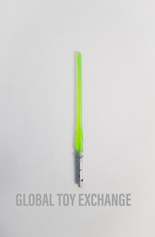 STAR WARS WEAPONS GREEN JEDI LIGHTSABER FOR 3.75 INCH FIGURE